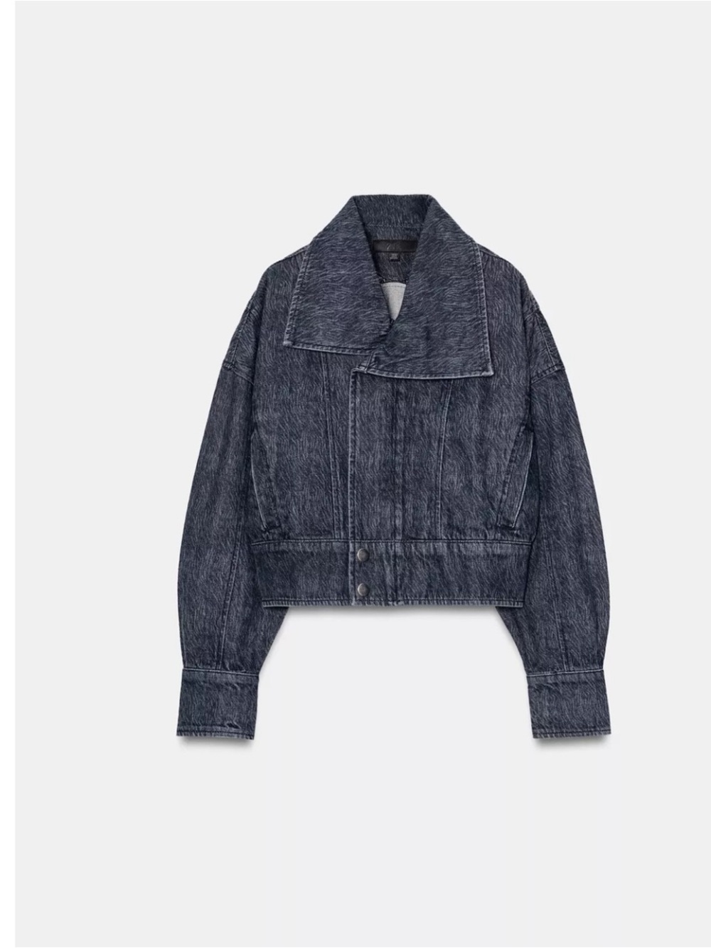 NWT Zara Z1975 Cropped Denim Jacket - Picture 4 of 10